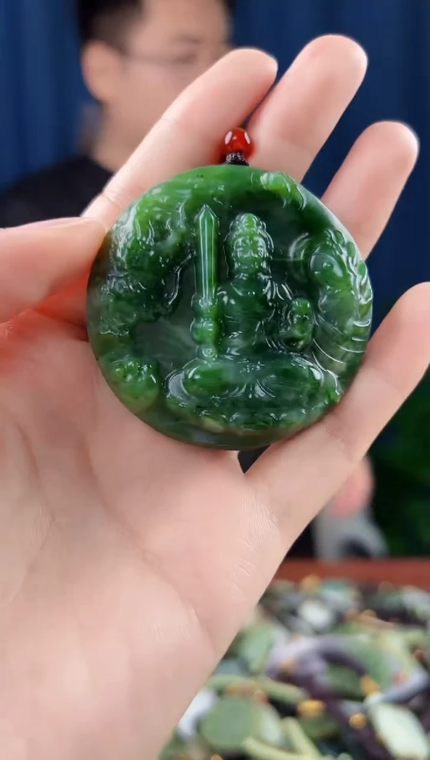 未镶嵌和田玉挂件拍一发一，