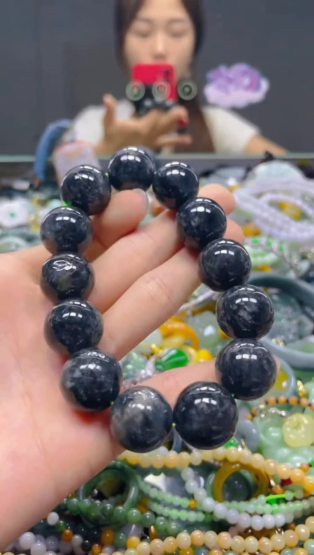 颈饰未镶嵌翡翠16MM/L/翡翠A货，一件也是批发价