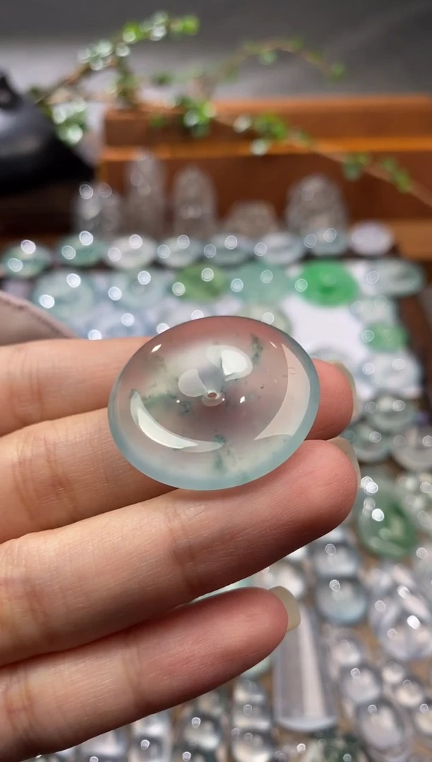 吊坠(不含链)未镶嵌翡翠扣子