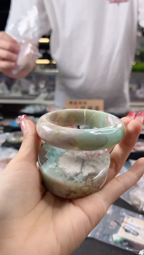 未镶嵌手镯石英质玉61圈口（赠品镯心）s96654