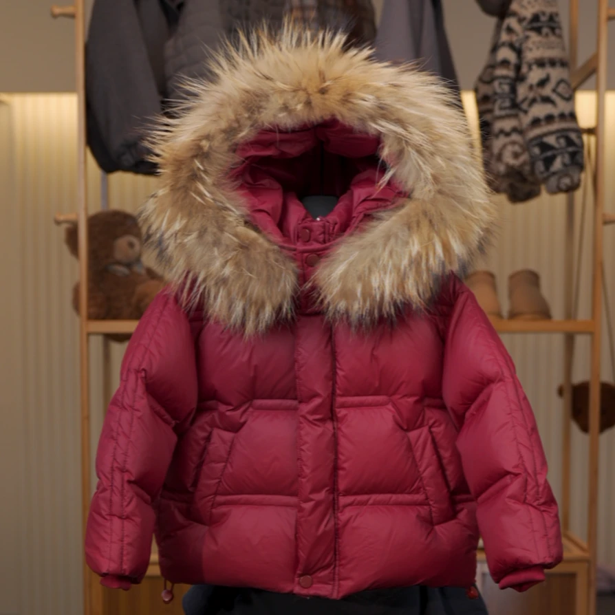 【1%】2025新款休闲保暖时尚儿童羽绒外套