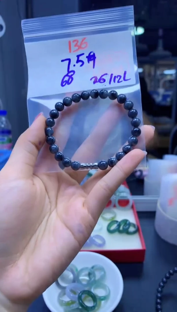 未镶嵌定制翡翠手串#68元-毛货需精细抛光