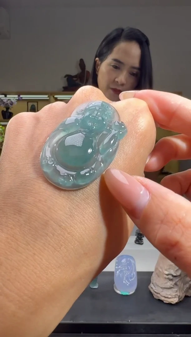 吊坠(不含链)未镶嵌翡翠财神