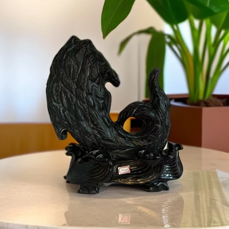 四大名石之首灵璧石客厅玄关摆件