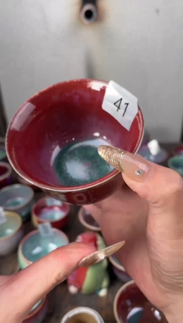 【闪购商品】摆件钧瓷手工茶器窑变