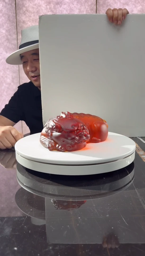 摆件如*璨石美学蜜蜡卧福貔貅