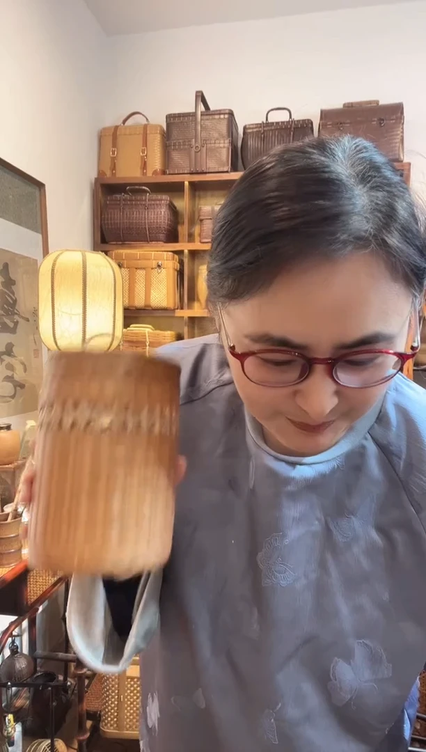 手工竹编可挂筷篓
