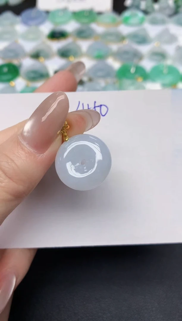 颈饰未镶嵌翡翠天然缅甸A货翡翠百元以上9元证书费自理