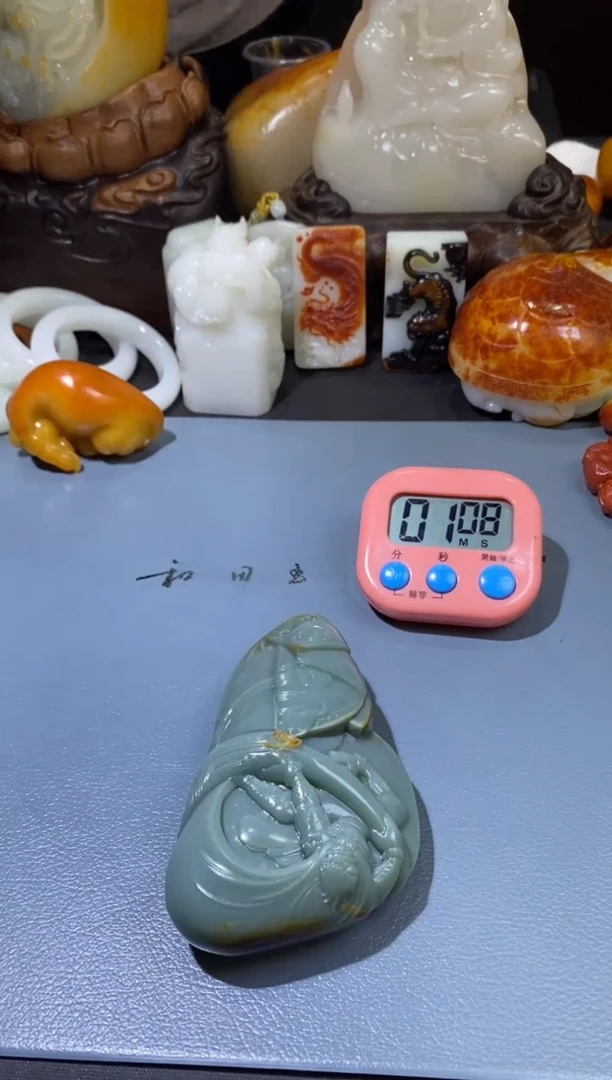 未镶嵌和田玉把件李****.和田玉