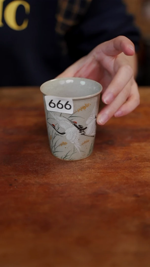 杯等烟雨陶瓷手作主人杯666