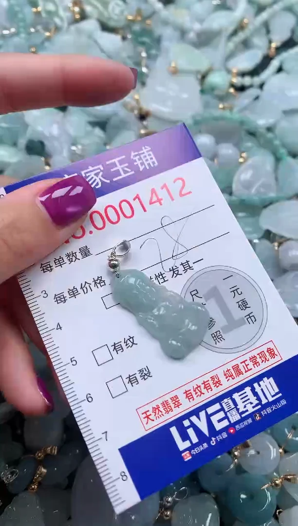 颈饰未镶嵌翡翠1412
