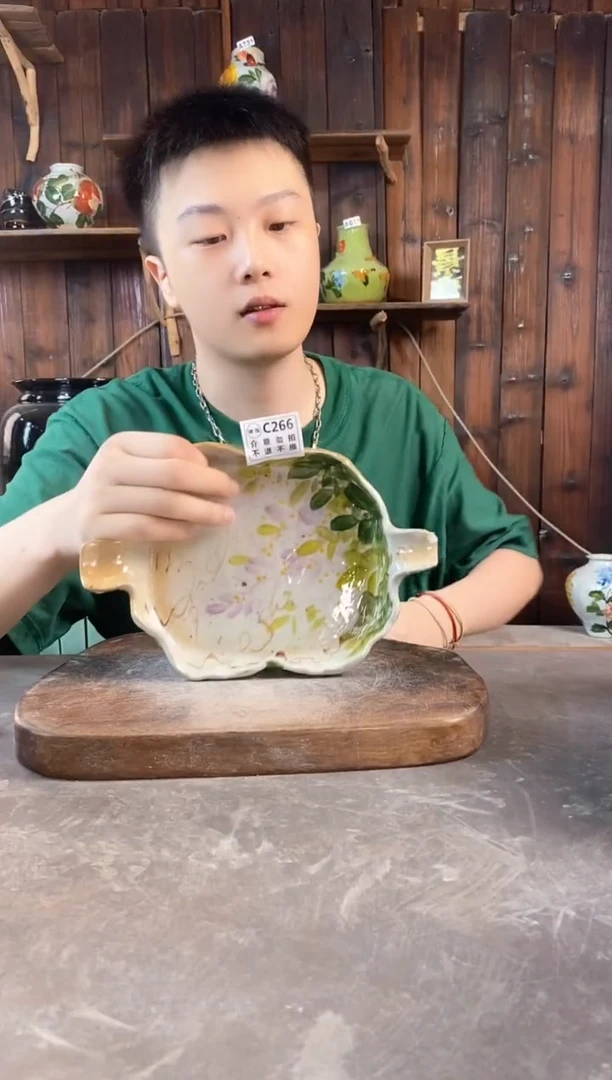 碗266瑕，手工手绘，超值陶瓷