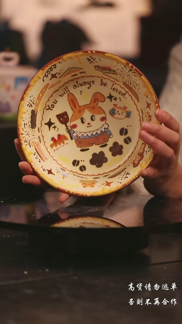 陶瓷景德镇可爱设计师款陶瓷