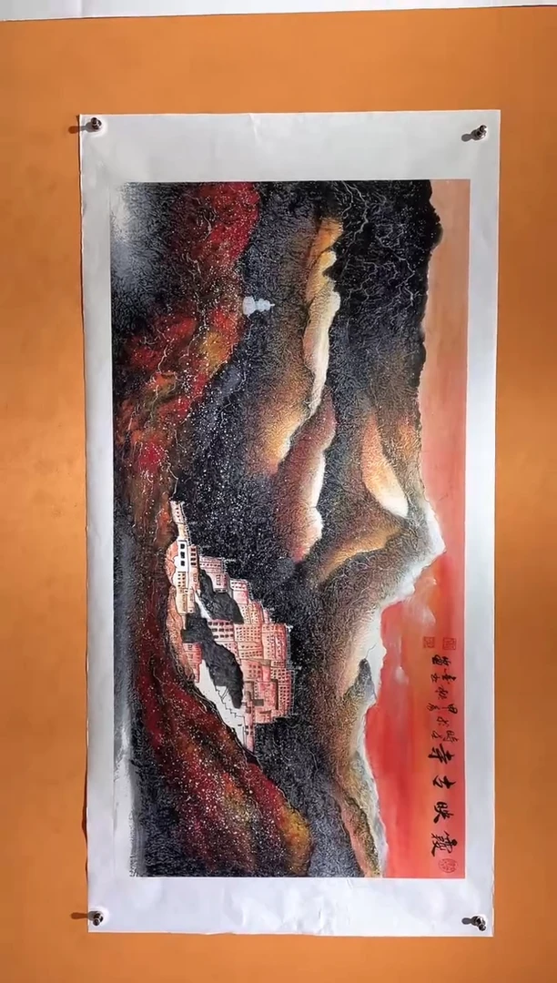 国画刘金玉老师亲笔手绘
