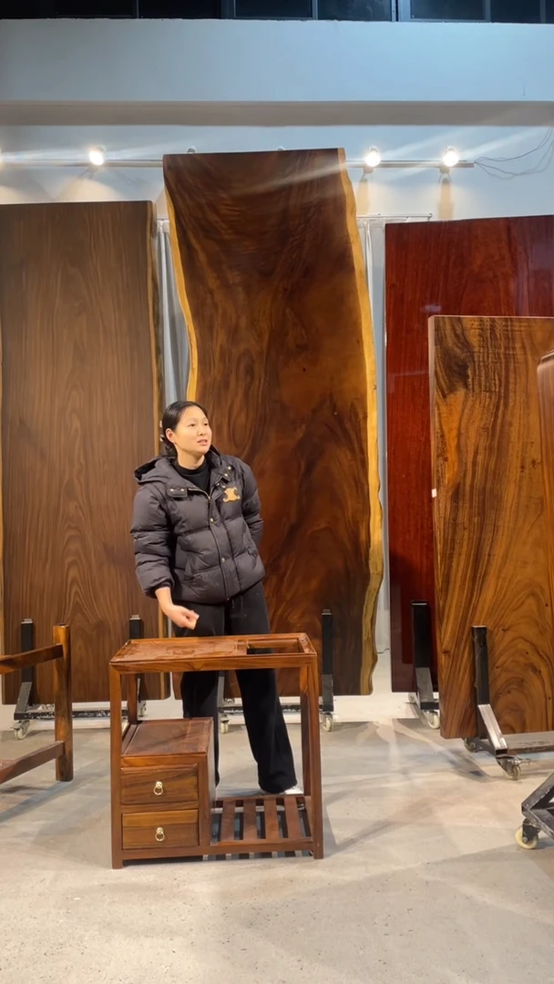 木（非红木类）胡桃木茶水柜