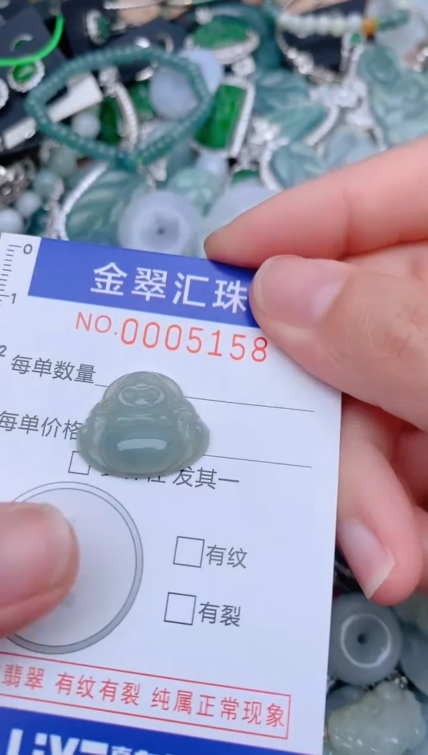 翡翠未镶嵌颈饰5158........1