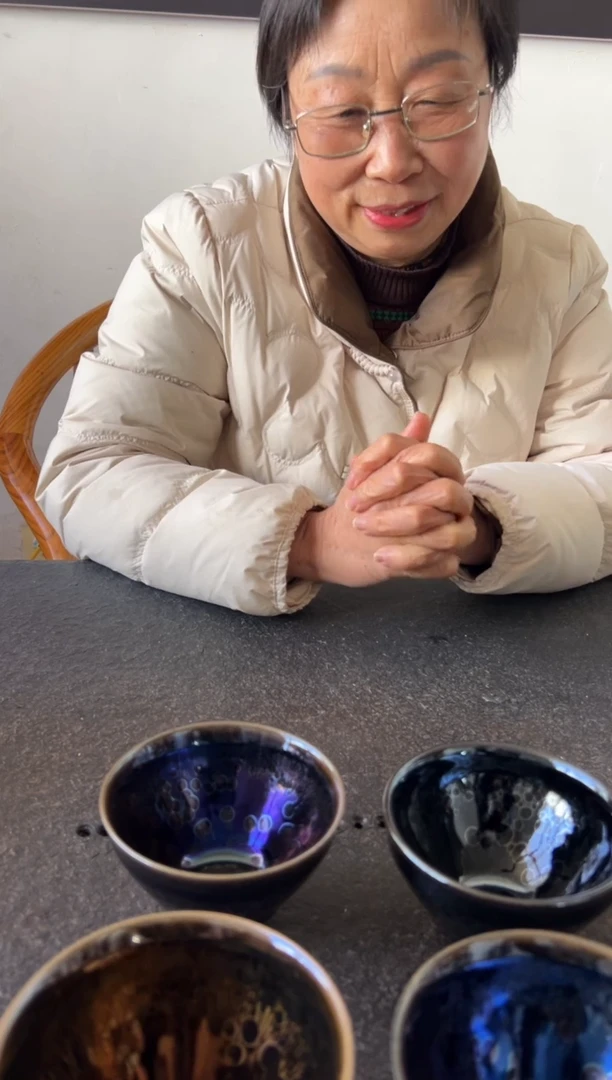 建窑建盏胡金花精品分享10