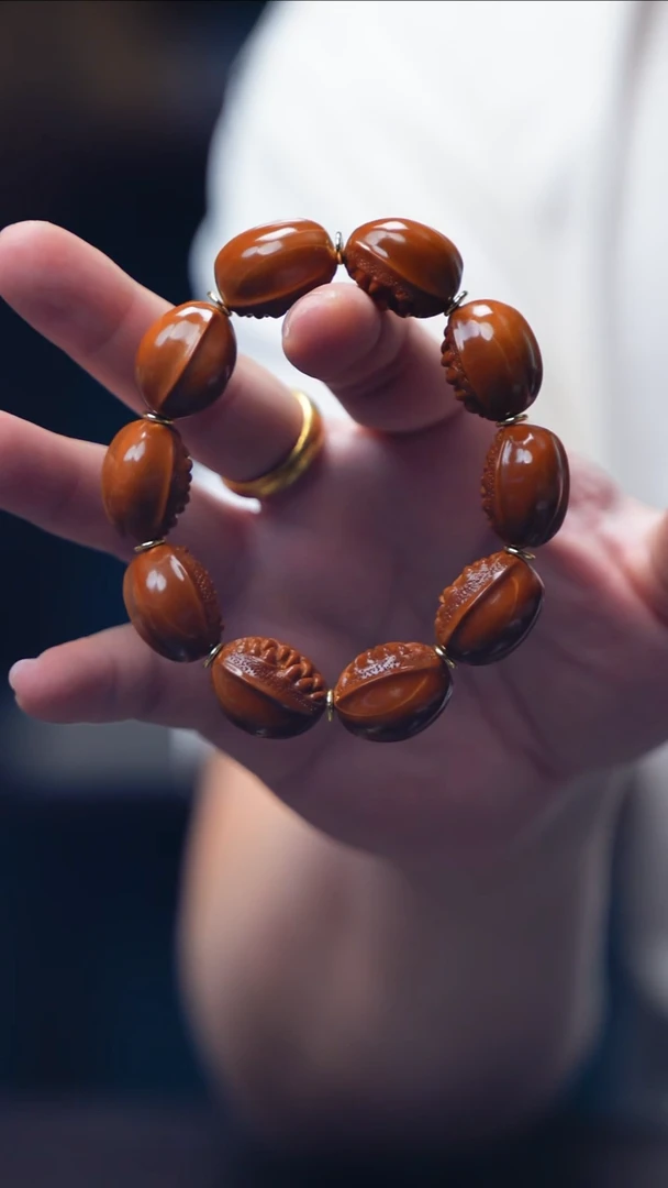 手串/手链橄榄核铁核【鲨鱼背】