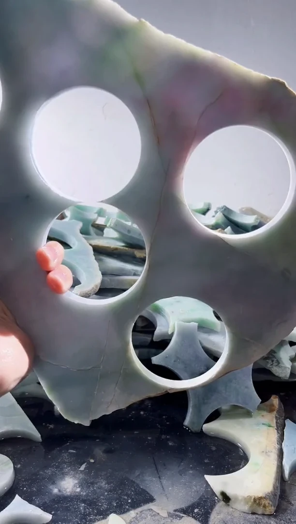 裸石翡翠缅甸翡翠A货文5234