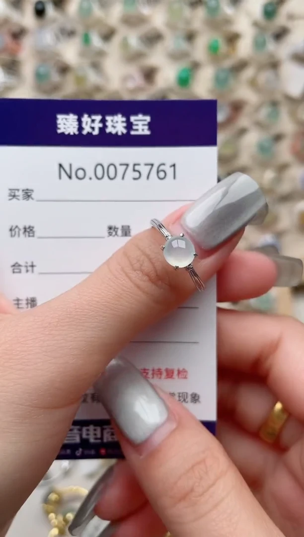 【闪购商品】翡翠戒指银S925镶嵌..........