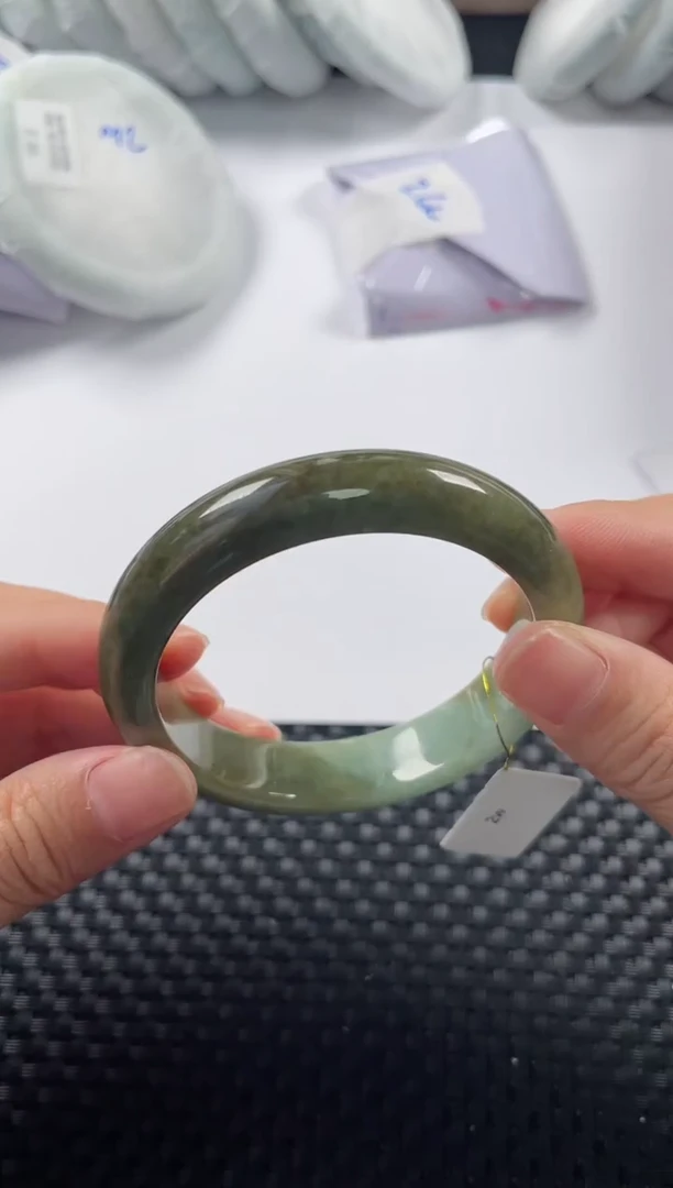 未镶嵌手镯翡翠1539 52+