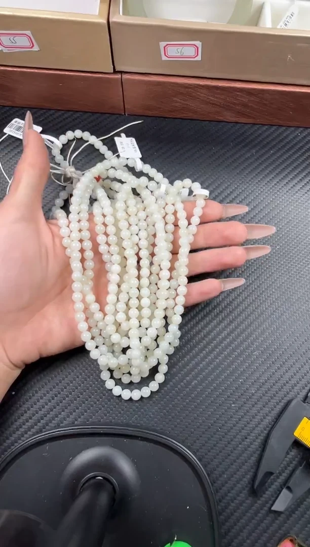 项链未镶嵌和田玉且末米达微色差卡6860妈妈链多样性发货拍一发一