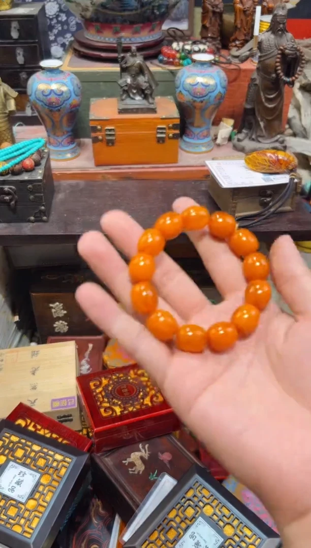未镶嵌蜜蜡裸石S刘哥专属高端精品52