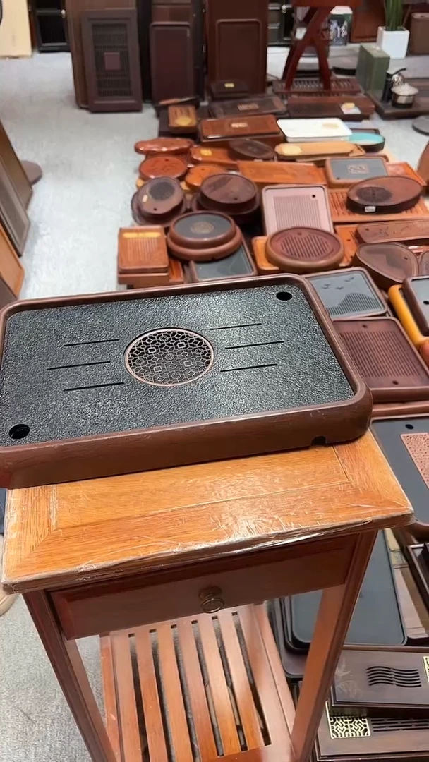 新款福利石材长39CM*宽26CM茶盘送管