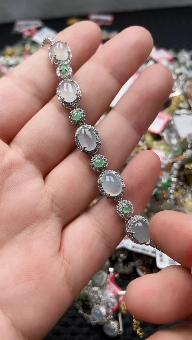 【闪购商品】翡翠戒指银S925镶嵌3333333-1