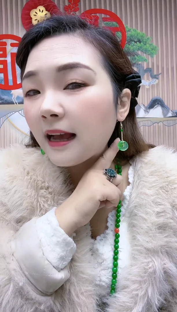 【闪购商品】翡翠耳饰未镶嵌A04DGSDGSDGSSGGR