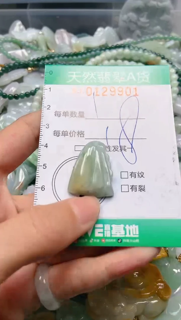 翡翠未镶嵌颈饰闪购0129901