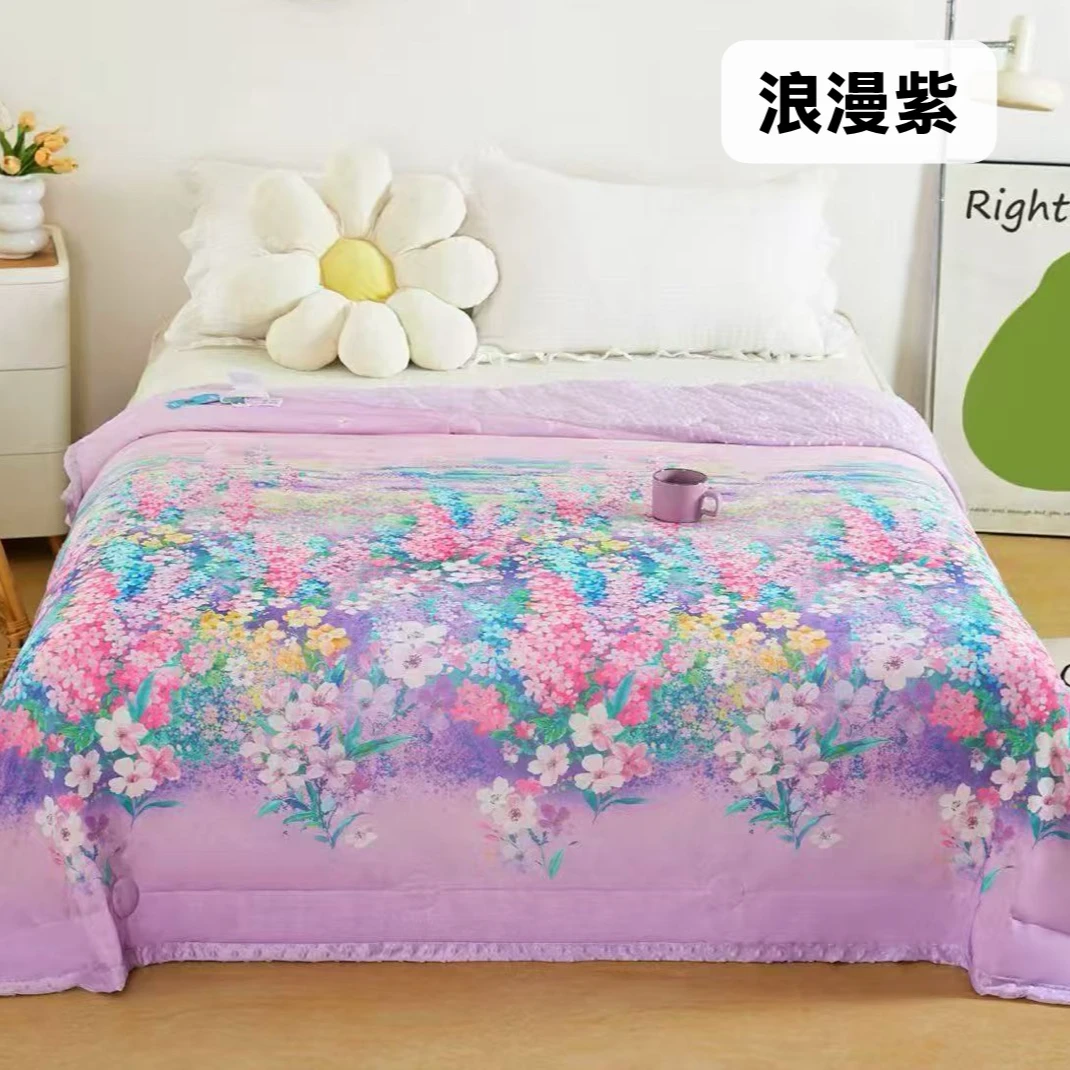 【喜乐家纺】8D数码浮雕立体凉感冰丝被150*200-0629