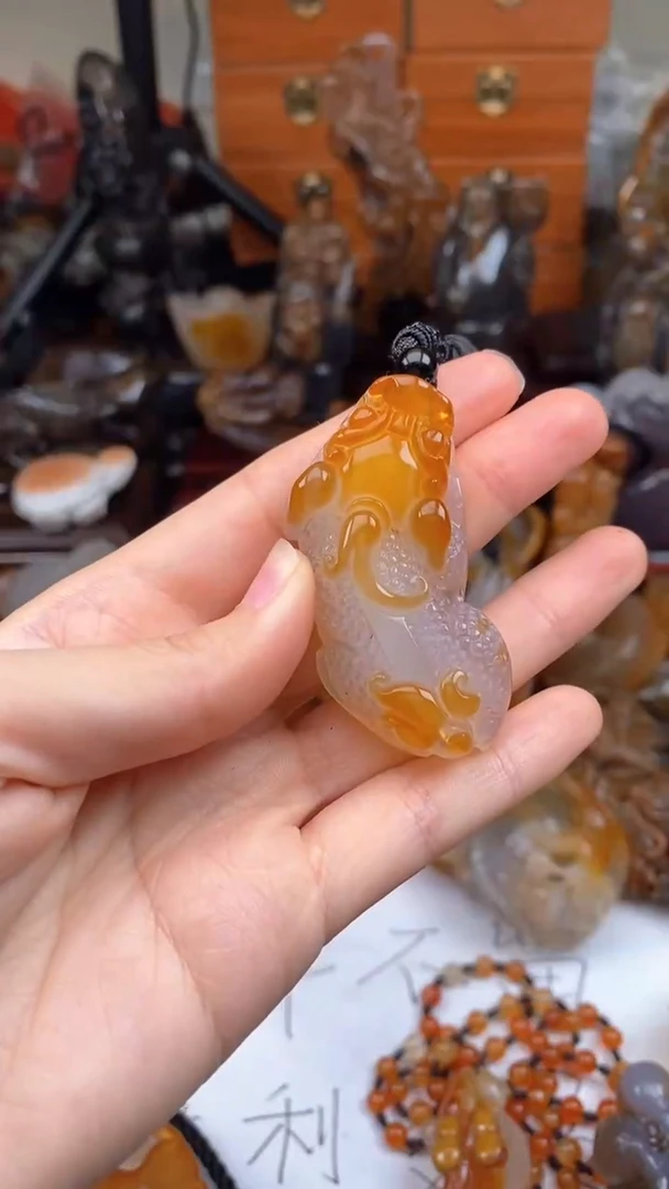 【闪购商品】玛瑙/玉髓颈饰未镶嵌AA