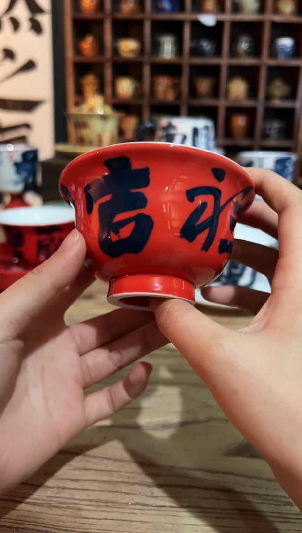 【闪购商品】观云听雨原创手绘茶具