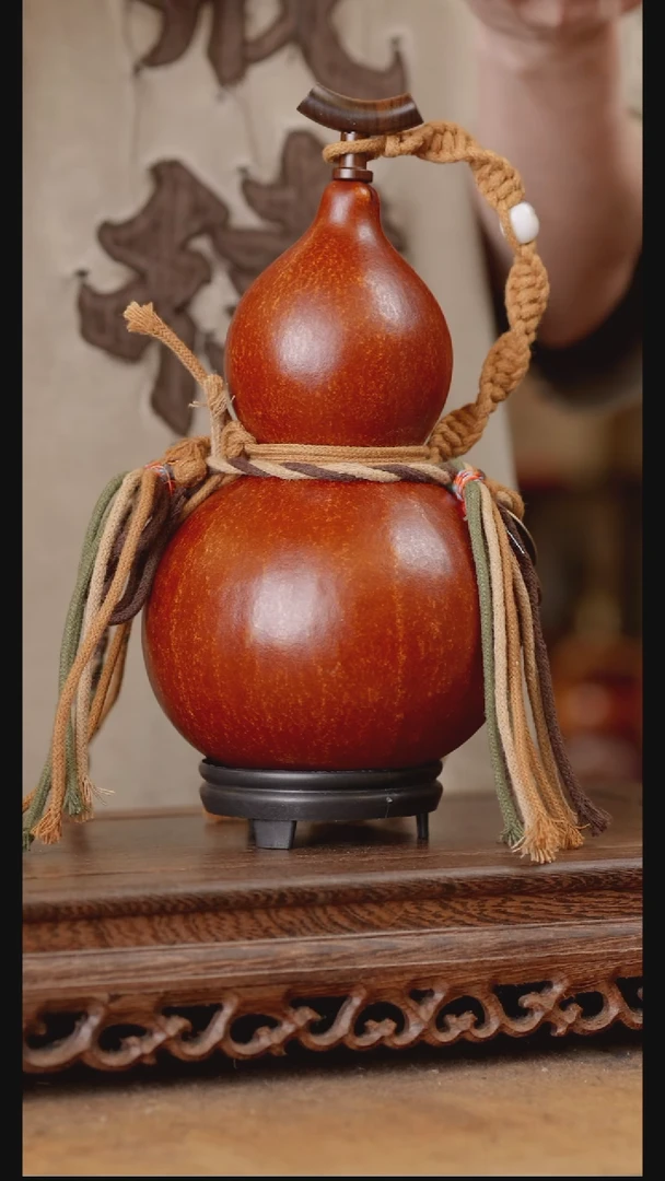 318号精品天然大漆酒葫芦一物一拍~