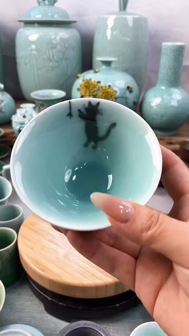 【闪购商品】特价 微瑕 慧仙青瓷