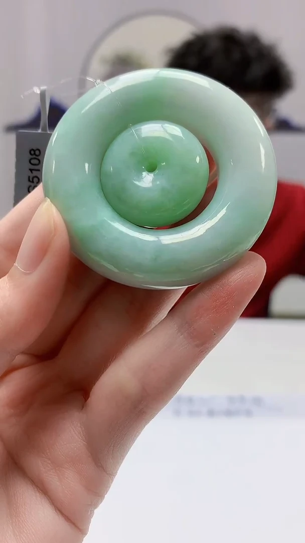 【闪购商品】定制翡翠未镶嵌4688zm-毛货挂件扣子145