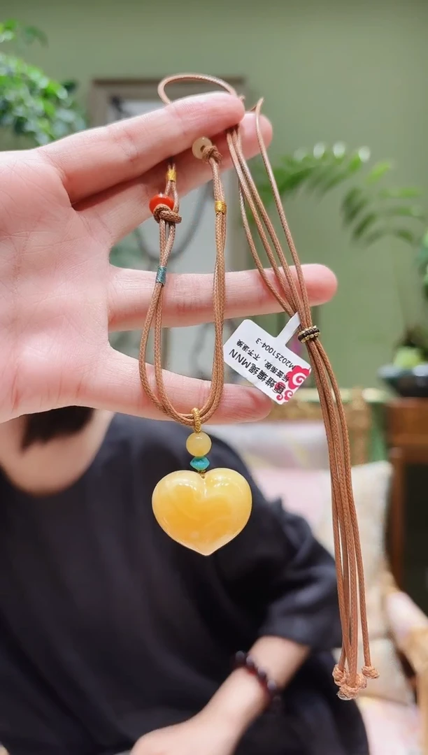 蜜蜡颈饰未镶嵌蜜蜡项链MNN1004-3