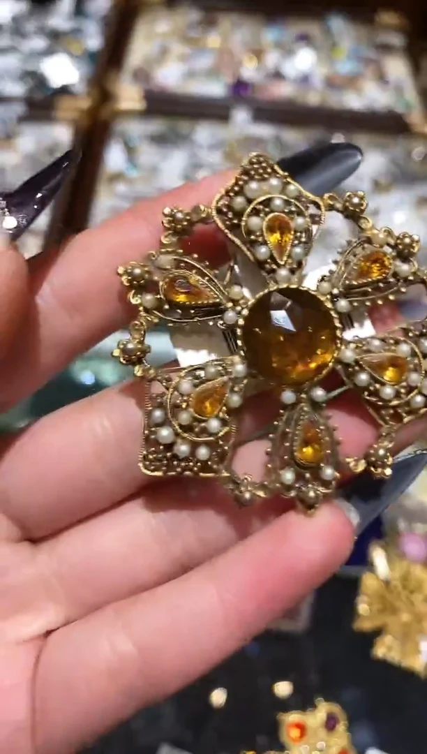 纯铜合金琉璃楚楚珠宝中古甄选不退换