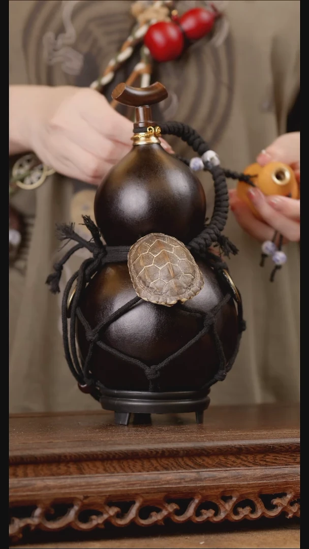 178号精品天然大漆酒葫芦一物一拍~