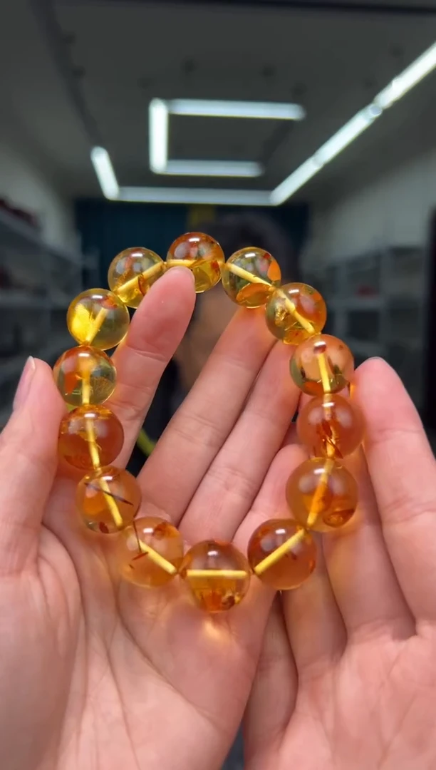 手链琥珀未镶嵌手串多样性拍一发一