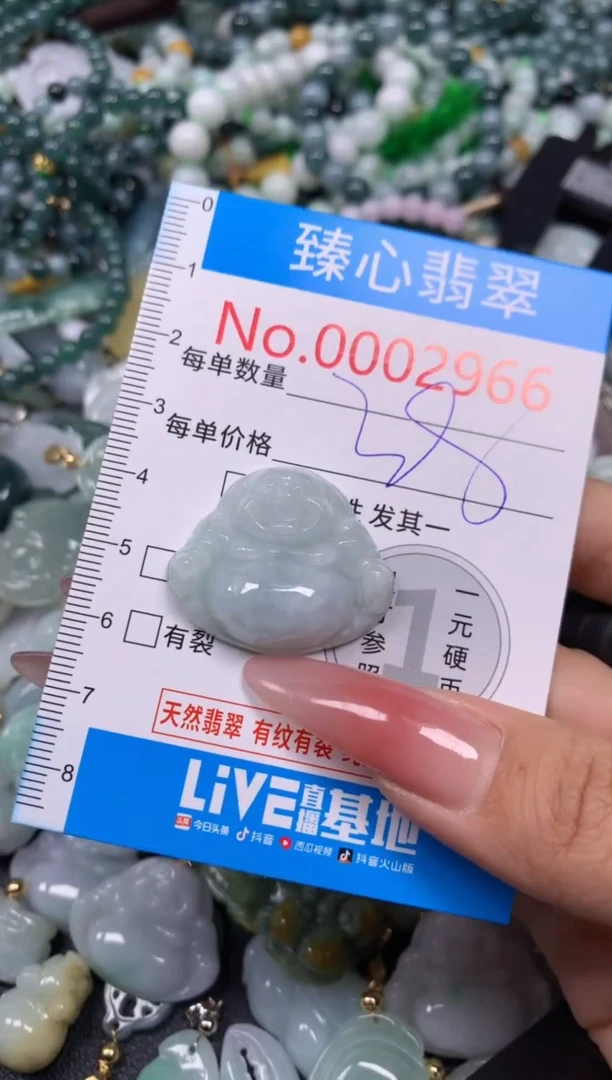 【闪购商品】翡翠颈饰未镶嵌含绳0002966