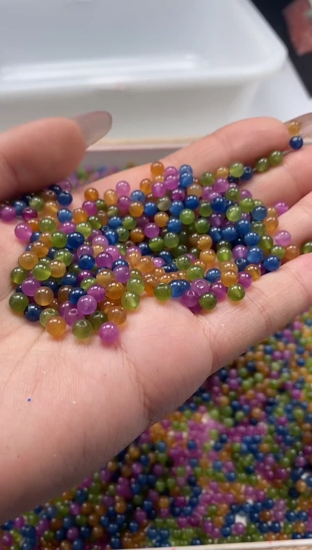 【闪购商品】碧玺颈饰未镶嵌w21碧*玺4mm*100颗