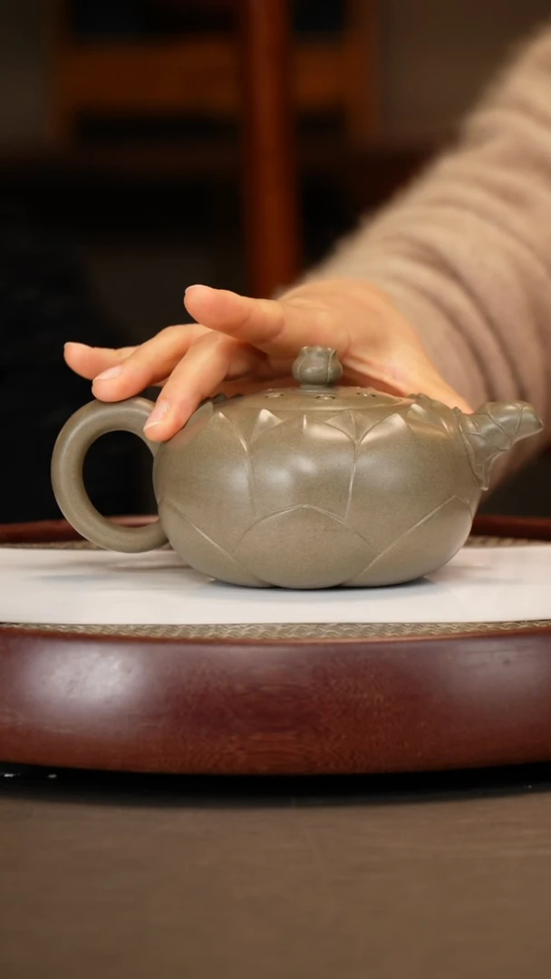 【闪购商品】紫砂茶壶【薛锋】青段莲心  650CC