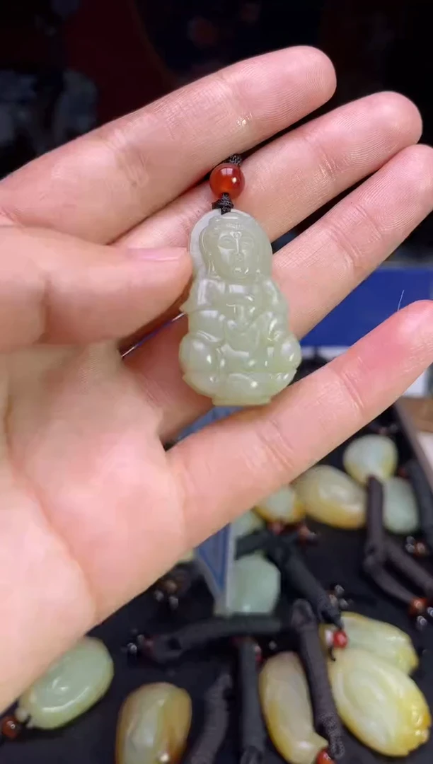 颈饰未镶嵌和田玉123