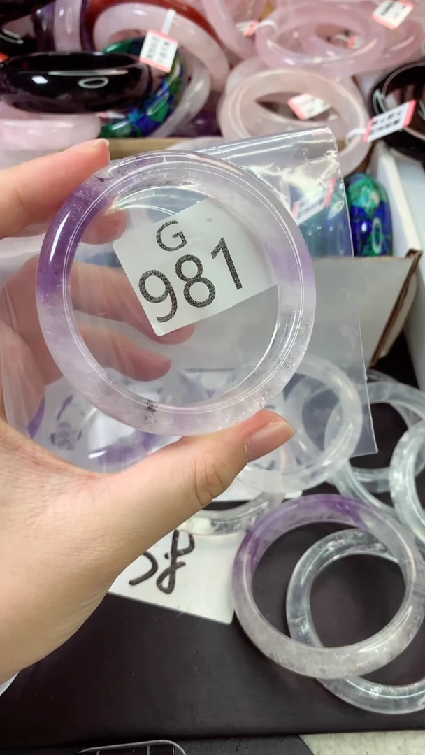 水晶手镯未镶嵌G981-56