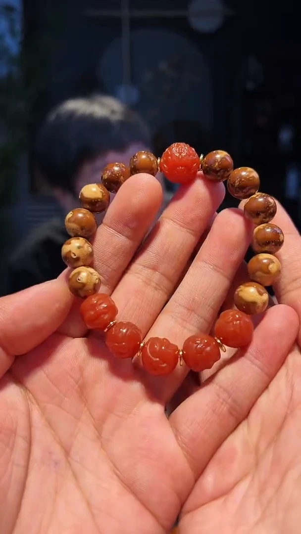 【闪购商品】菩提手串未镶嵌紫金鼠精配单圈