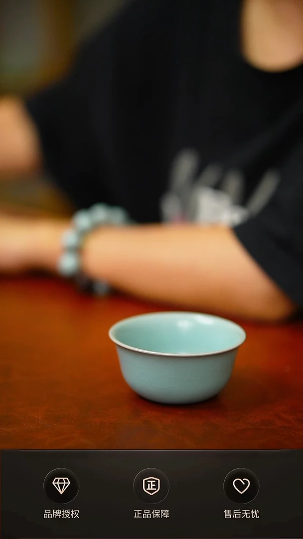 新品仿古鸡缸杯不完美 礼盒