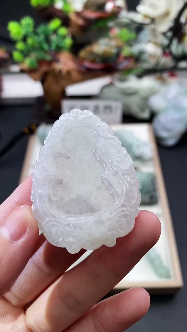 颈饰未镶嵌翡翠天然缅甸A货翡翠