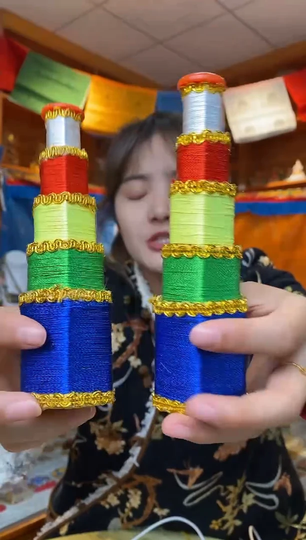 【闪购商品】泥塑五彩香曼扎-与实物略有差异介意者慎拍